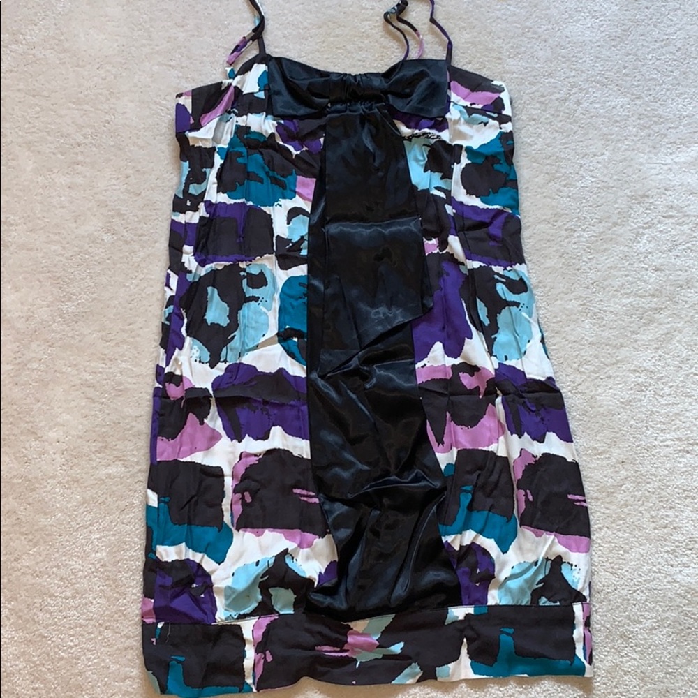 Kensie Multi Color Bow Dress- Medium
